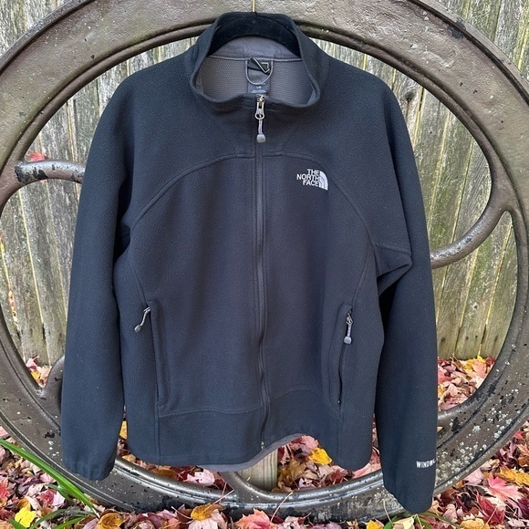 The North Face Men’s‎ Windwall Full Zip Fleece Jacket (Black) - Picture 2 of 11